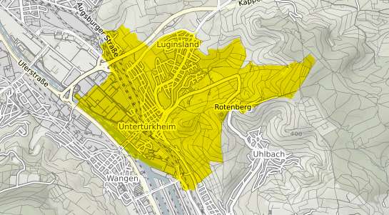 Immobilienpreisekarte Stuttgart Untert&uuml;rkheim