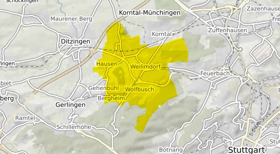 Immobilienpreisekarte Stuttgart Weilimdorf