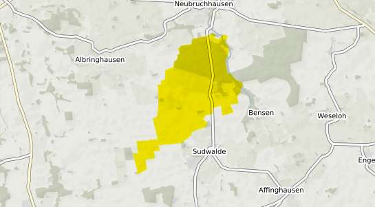 Immobilienpreisekarte Sudwalde Menninghausen