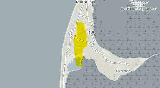 Immobilienpreisekarte Sylt Tinnum