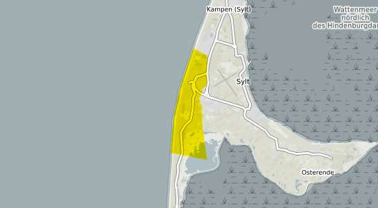 Immobilienpreisekarte Sylt Westerland