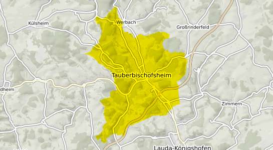 Immobilienpreisekarte Tauberbischofsheim Tauberbischofsheim