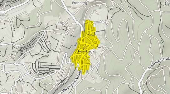 Immobilienpreisekarte Teningen Heimbach