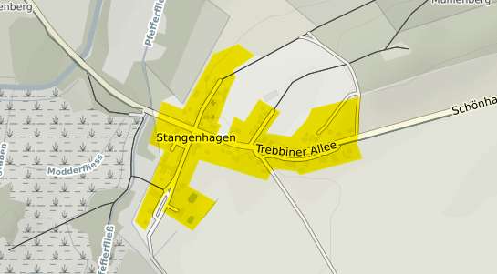 Immobilienpreisekarte Trebbin Stangenhagen