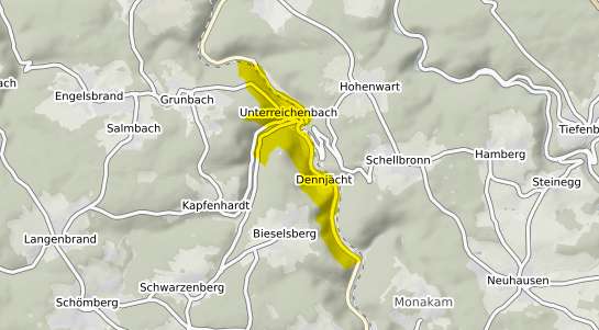 Immobilienpreisekarte Unterreichenbach Unterreichenbach