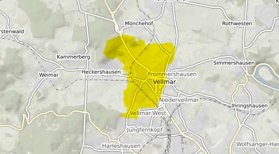 Immobilienpreisekarte Vellmar Obervellmar