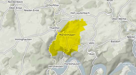 Immobilienpreisekarte V&ouml;hl Marienhagen
