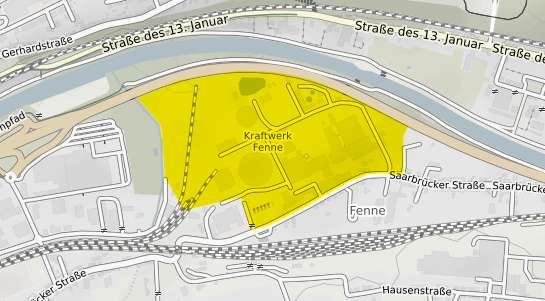 Immobilienpreisekarte V&ouml;lklingen Fenne