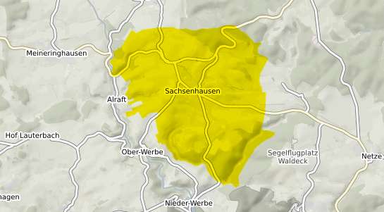 Immobilienpreisekarte Waldeck Sachsenhausen