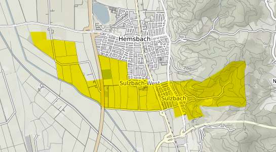 Immobilienpreisekarte Weinheim Sulzbach