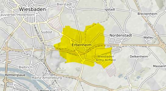 Immobilienpreisekarte Wiesbaden Erbenheim