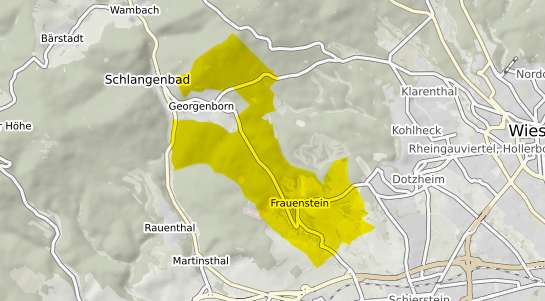 Immobilienpreisekarte Wiesbaden Frauenstein