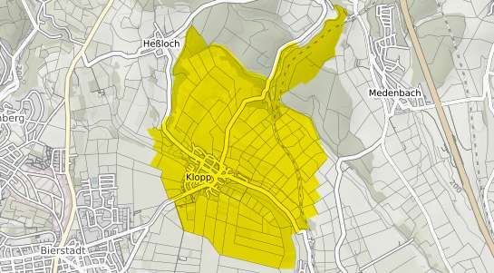 Immobilienpreisekarte Wiesbaden Kloppenheim