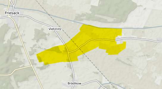 Immobilienpreisekarte Wiesenaue Warsow