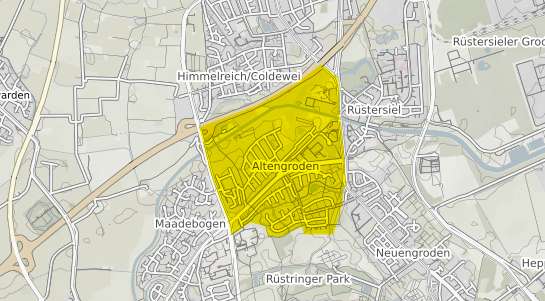 Immobilienpreisekarte Wilhelmshaven Altengroden