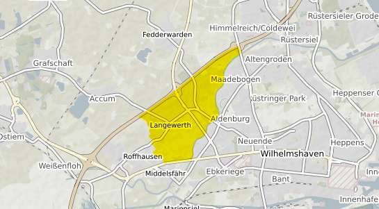 Immobilienpreisekarte Wilhelmshaven Langewerth