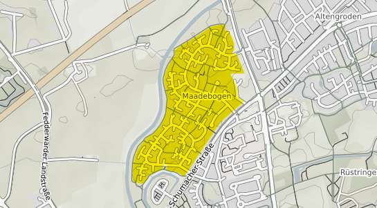 Immobilienpreisekarte Wilhelmshaven Maadebogen