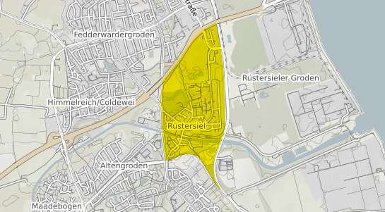 Immobilienpreisekarte Wilhelmshaven Rüstersiel