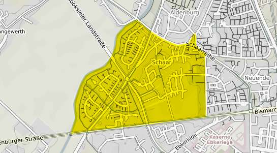 Immobilienpreisekarte Wilhelmshaven Schaar