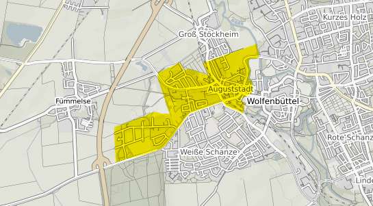 Immobilienpreisekarte Wolfenbüttel Auguststadt