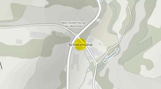 Immobilienpreisekarte Wonsees Schl&ouml;tzm&uuml;hle