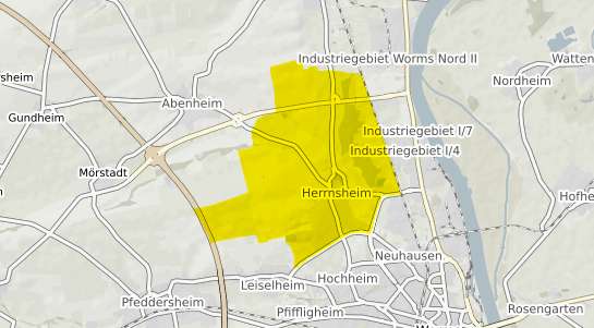 Immobilienpreisekarte Worms Herrnsheim