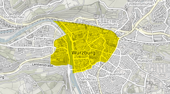 Immobilienpreisekarte Würzburg Altstadt