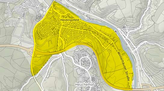 Immobilienpreisekarte W&uuml;rzburg Heidingsfeld