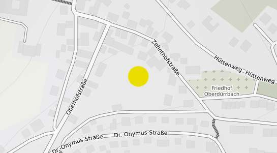 Immobilienpreisekarte W&uuml;rzburg Oberd&uuml;rrbach