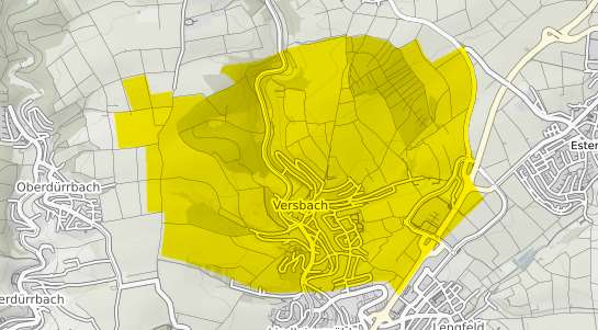 Immobilienpreisekarte W&uuml;rzburg Versbach
