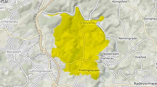 Immobilienpreisekarte Wuppertal Beyenburg