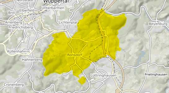 Immobilienpreisekarte Wuppertal Ronsdorf