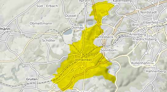 Immobilienpreisekarte Wuppertal Vohwinkel