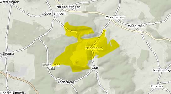 Immobilienpreisekarte Zierenberg Hohenborn