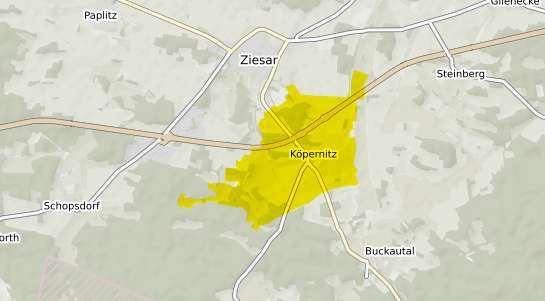 Immobilienpreisekarte Ziesar K&ouml;pernitz