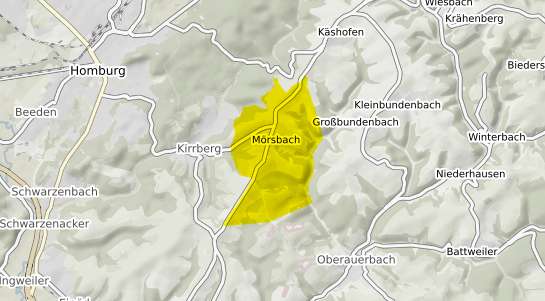 Immobilienpreisekarte Zweibr&uuml;cken M&ouml;rsbach