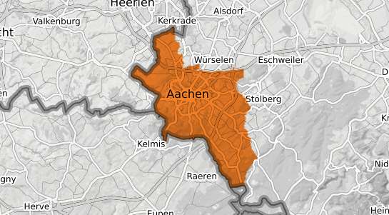 Mietspiegelkarte Aachen