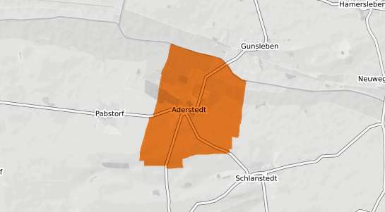 Mietspiegelkarte Aderstedt b. Halberstadt