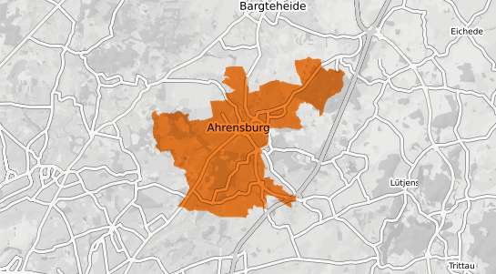 Mietspiegelkarte Ahrensburg