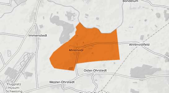 Mietspiegelkarte Ahrenvioel