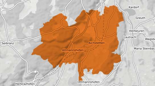 Mietspiegelkarte Aichstetten b. Leutkirch im Allgaeu