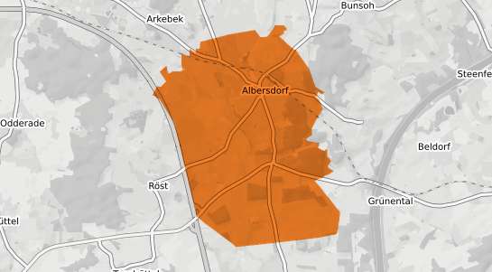 Mietspiegelkarte Albersdorf b. Stadtroda