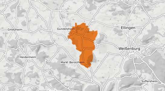 Mietspiegelkarte Alesheim