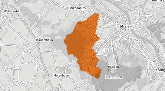 Mietspiegelkarte Alfter