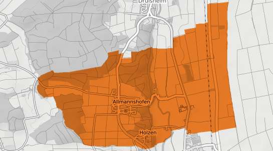 Mietspiegelkarte Allmannshofen