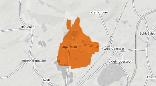 Mietspiegelkarte Alperstedt