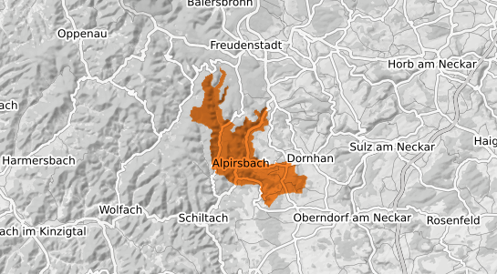 Mietspiegelkarte Alpirsbach