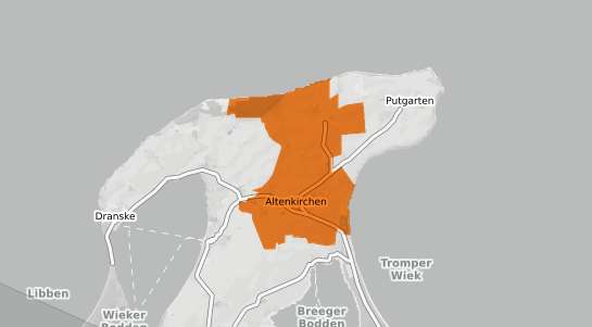 Mietspiegelkarte Altenkirchen Ruegen