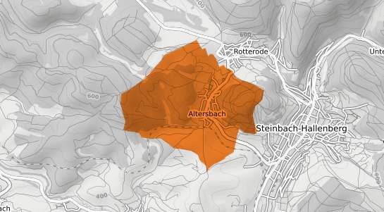 Mietspiegelkarte Altersbach b. Schmalkalden