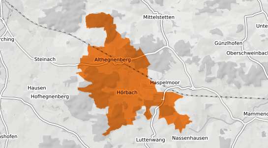 Mietspiegelkarte Althegnenberg